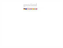 Tablet Screenshot of growland.de