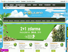 Tablet Screenshot of growland.sk